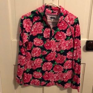 Lily Pulitzer look alike 3/4 pullover